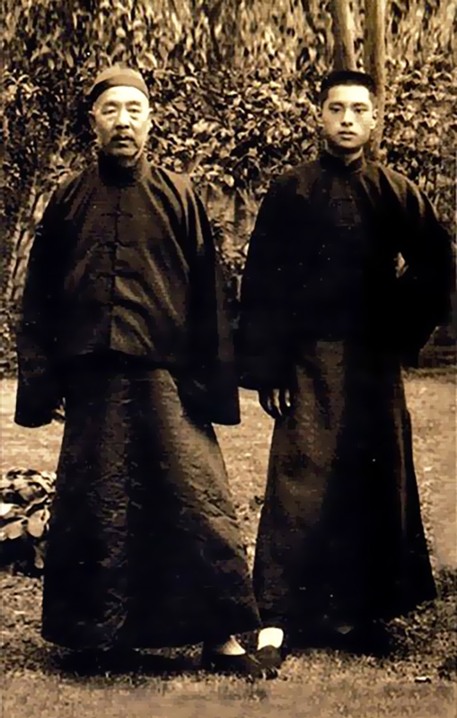 Zhang Zhao Dong and his student Zhao Dao Xin.